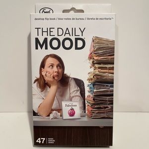 The Daily Mood desktop flip book.  47 moods